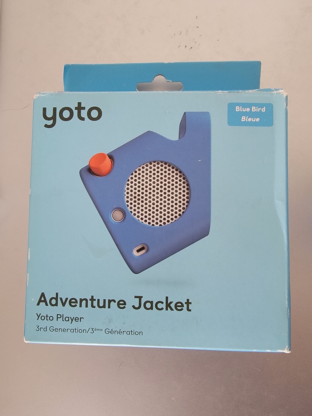 Yoto Adventure Jacket Protective Case for Kids - Blue, 3rd Gen.